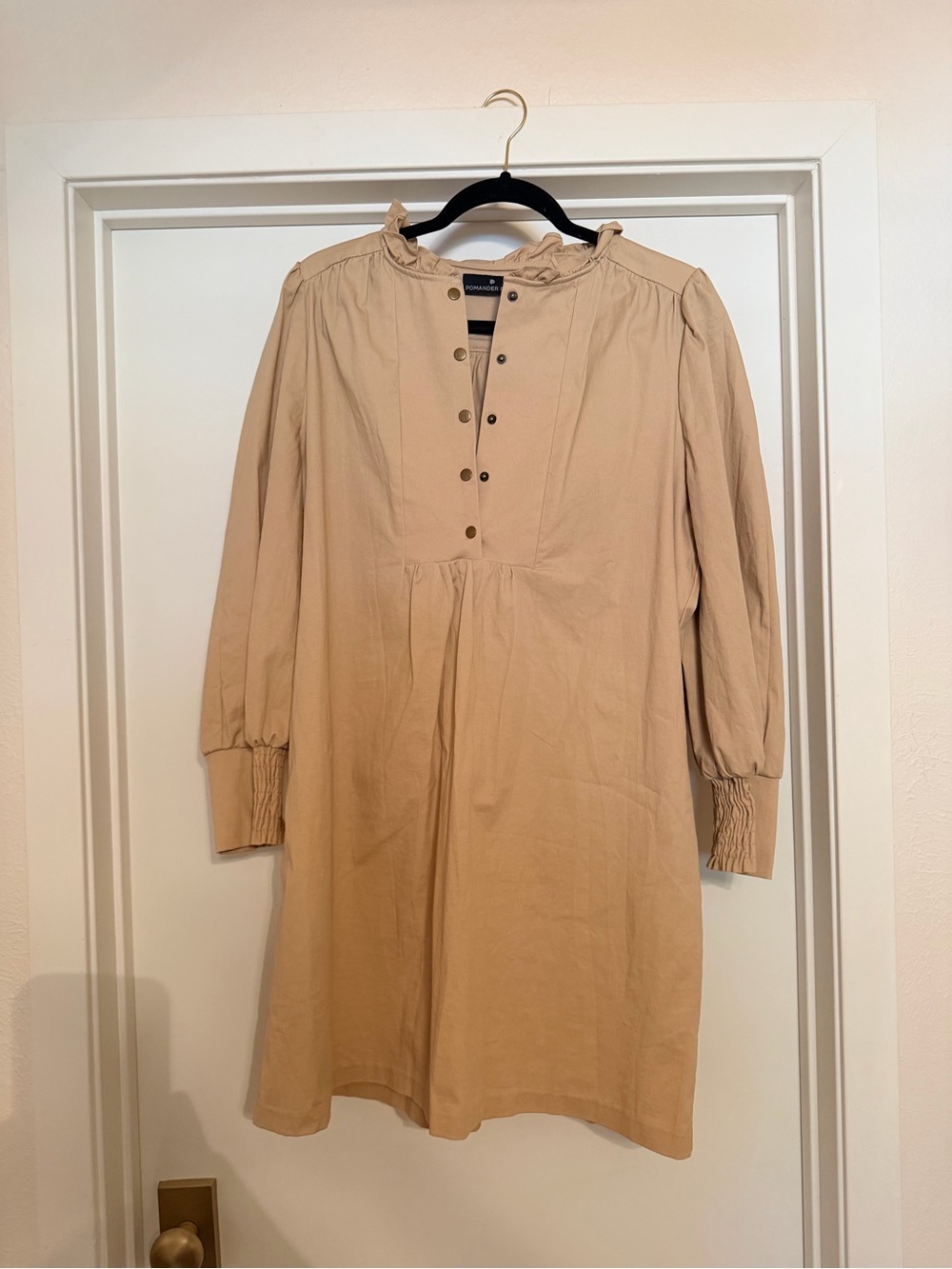 Pomander Place by Tuckernuck Khaki Claiborne Dress XL